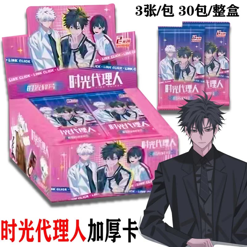 30 confezioni Nuovo Link Fare clic su Carte da collezione Confezione regalo Set di carte Anime Periferiche di gioco Carte rare Regali per fan e collezionisti