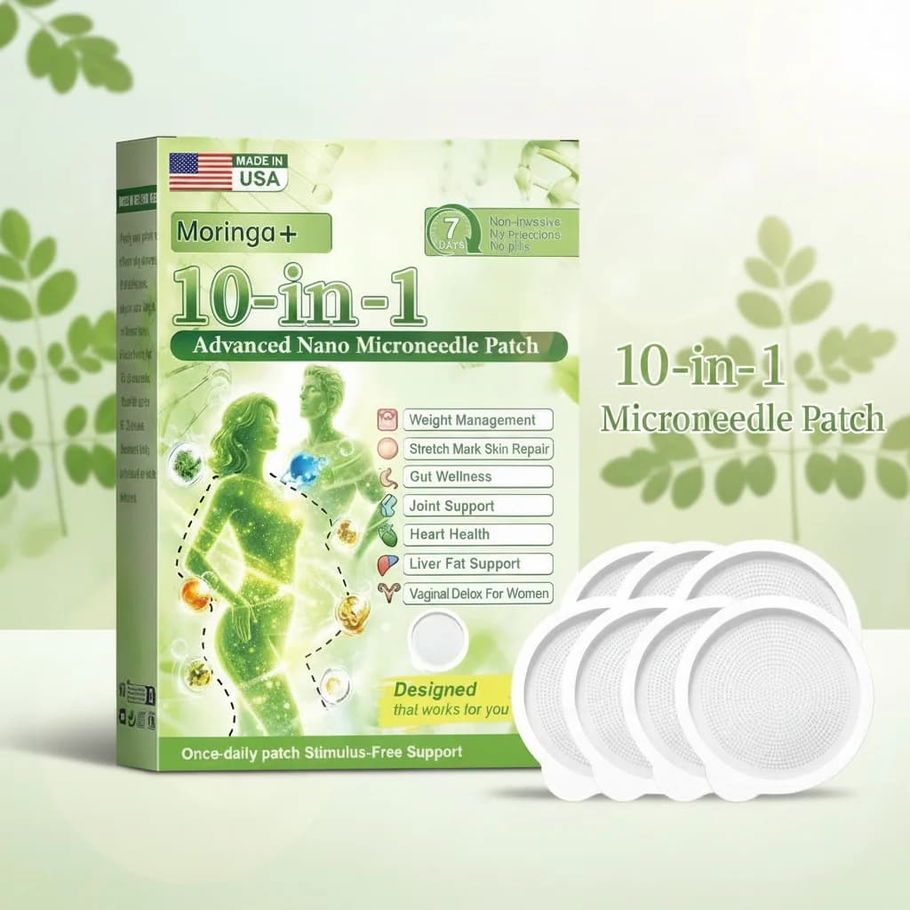 Advanced Berberine Moringa+ Microneedles Patchs Weight Loss Slimming Management Belly Fat Burner Detox Sticker Body Care