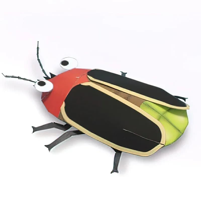 Fireflies Insect Origami Art Mini 3D Folded Paper Model Papercraft Animal Figure DIY Kids Adult Handmade Craft Toys QD-304