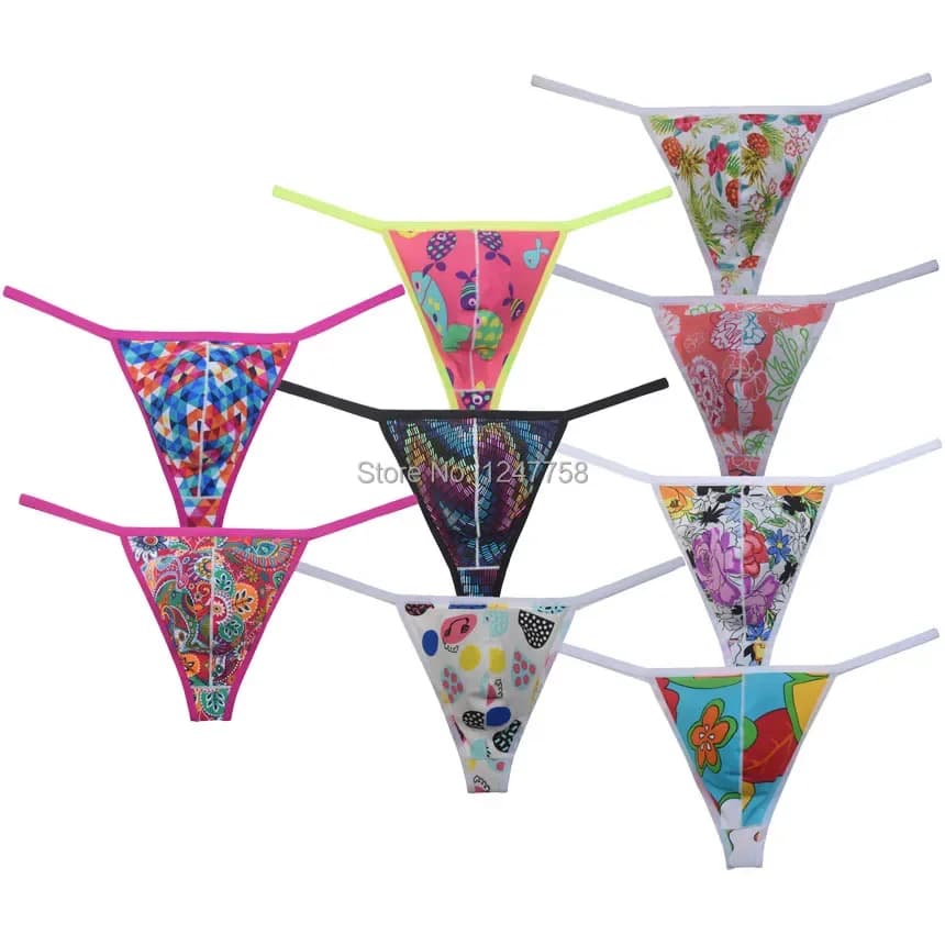 Intimo perizoma da uomo Sexy sotto usura Tangas Hombre Sexy Gay Mens Bikini T back perizoma Tanga mutandine