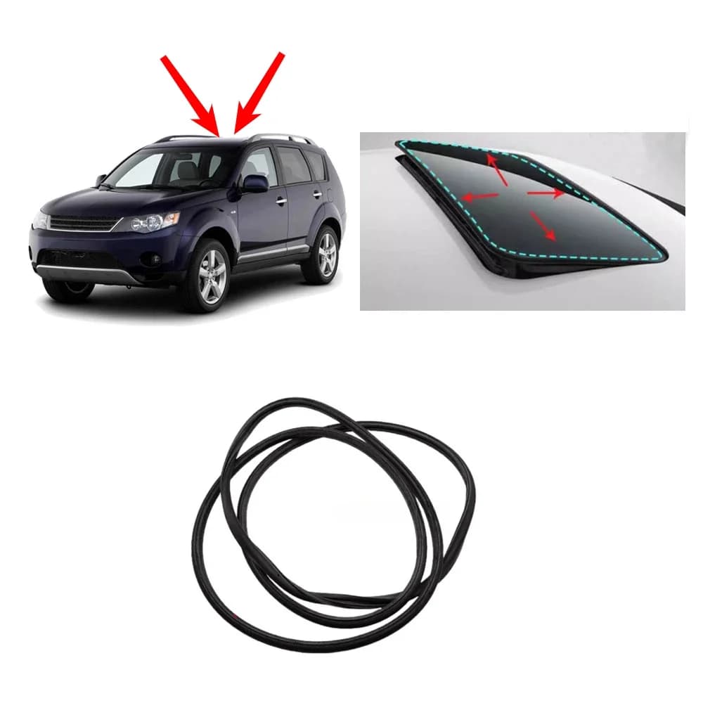 1 Pcs Roof Window Glass Rubber for Outlander CW 2007-2012 Sunroof Weatherstrip Seal for Lancer Protective Rubber 5852A003