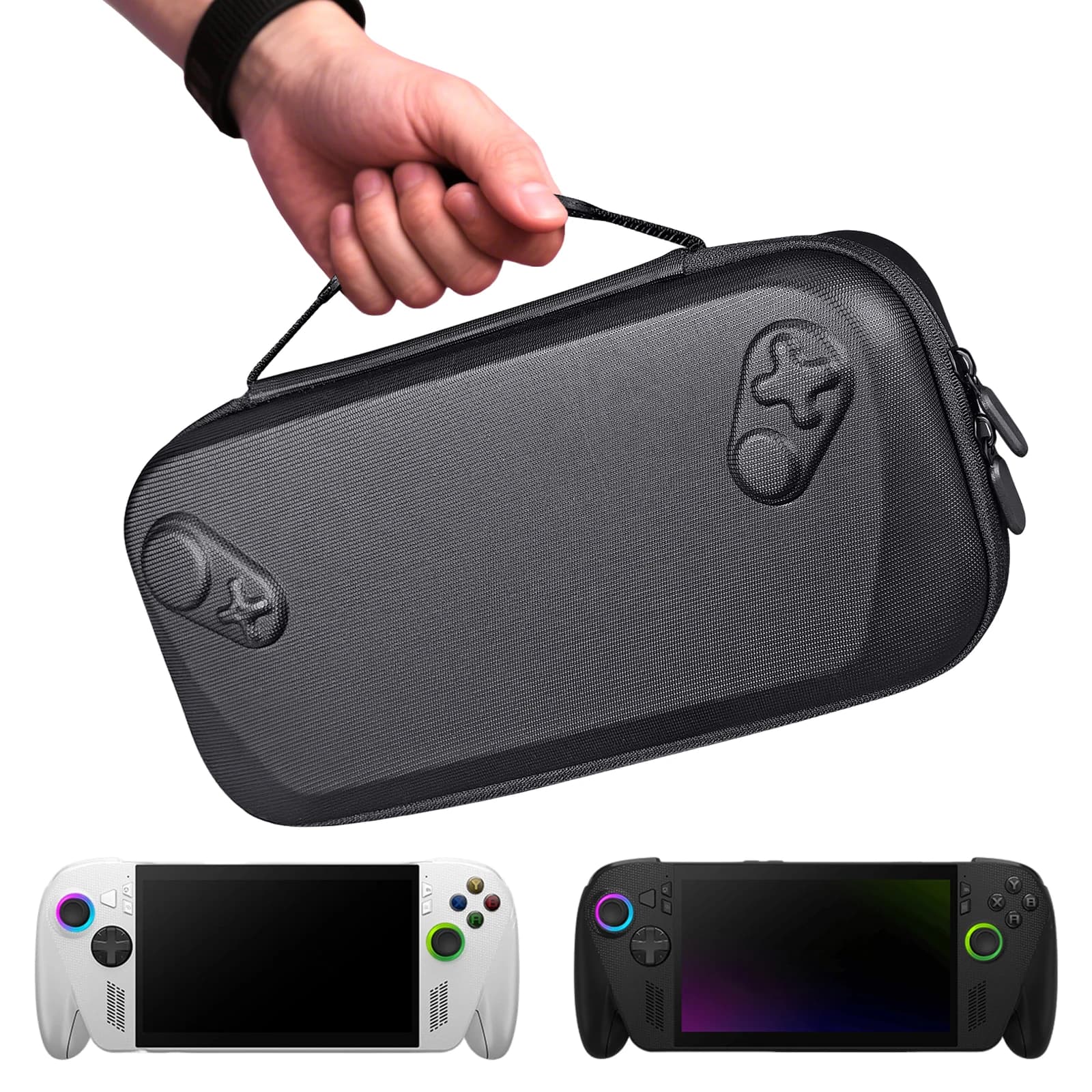 Borse portaoggetti da gioco 3 in 1, custodie protettive antiurto con guscio rigido per accessori di gioco ROG XBOX Ally e ROG XBOX Ally X