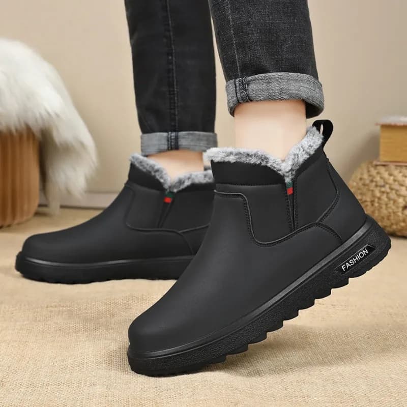 Stivali invernali da uomo impermeabili tenere al caldo stivali da neve in peluche invernale scarpe da uomo scarpe da uomo calde stivali di peluche antiscivolo impermeabili nuovi