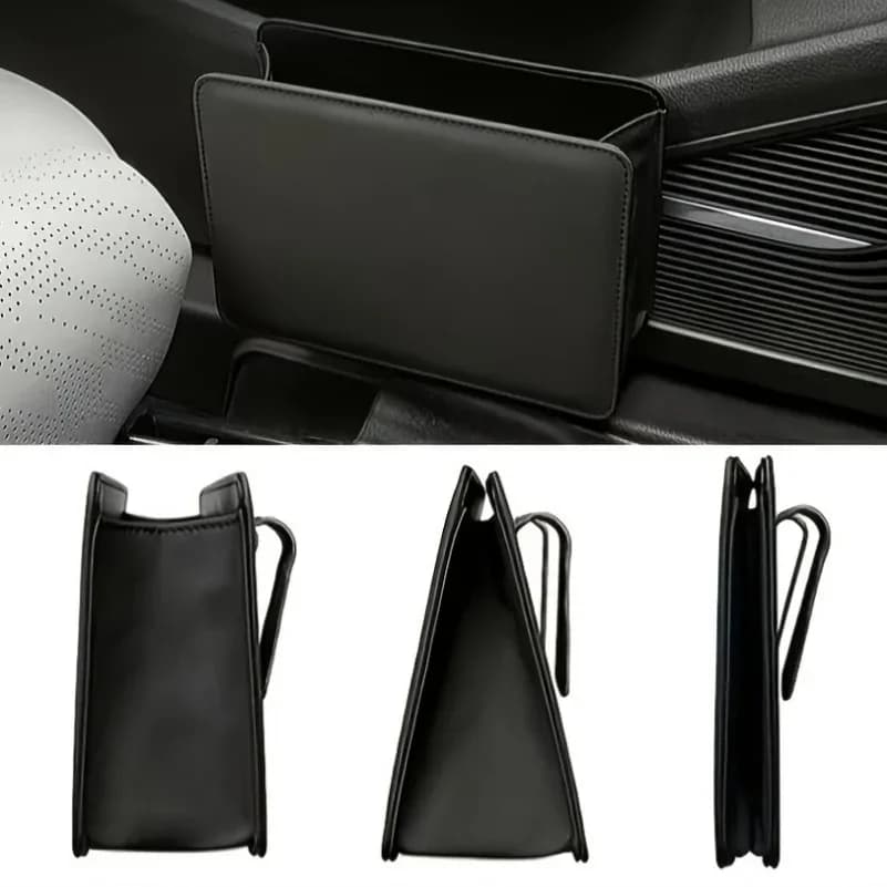 Scatola portaoggetti per porta laterale auto Pattumiera per auto Custodia per telefono Organizzatore per auto Borsa portaoggetti appesa per schienale Borsa portaoggetti multifunzione