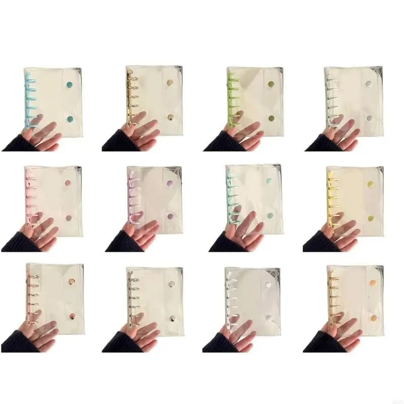 6 anelli PVC Binder Cover Copertura Coperchi album album da 6 anelli Album fotografico PVC Copertine per il giornale del