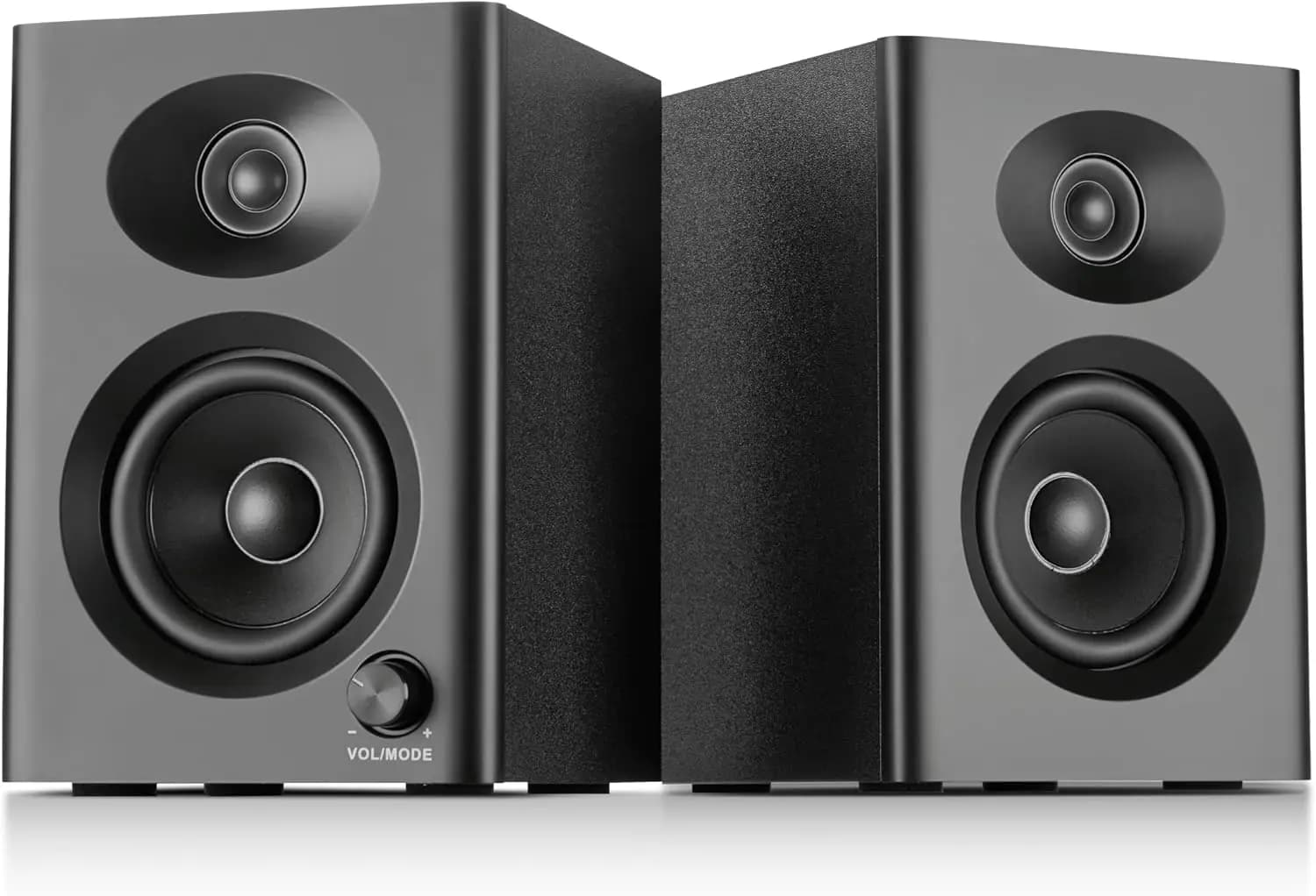 Altoparlanti Bluetooth da 60W per Computer con Bassi Potenti, Audio Stereo Attivo per PC Desktop, Home Audio e Gaming (Coppia Nera)