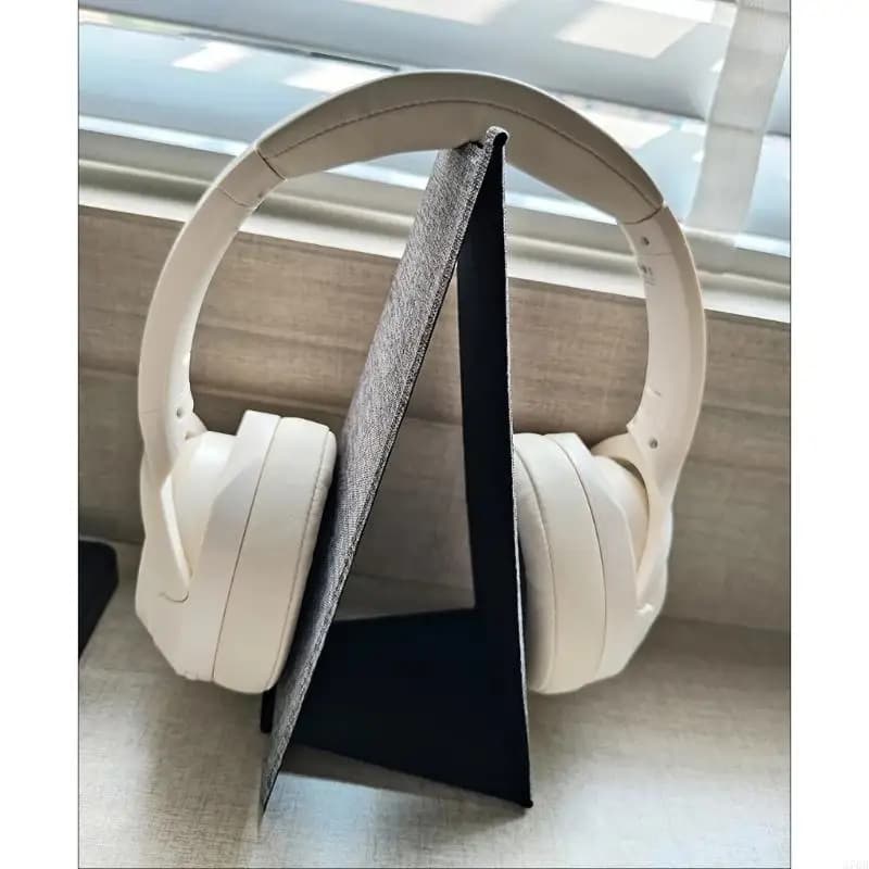 Supporto da tavolo per cuffie in tessuto facile da piegare per protezioni delicate delle cuffie e uso portatile in vari ambienti