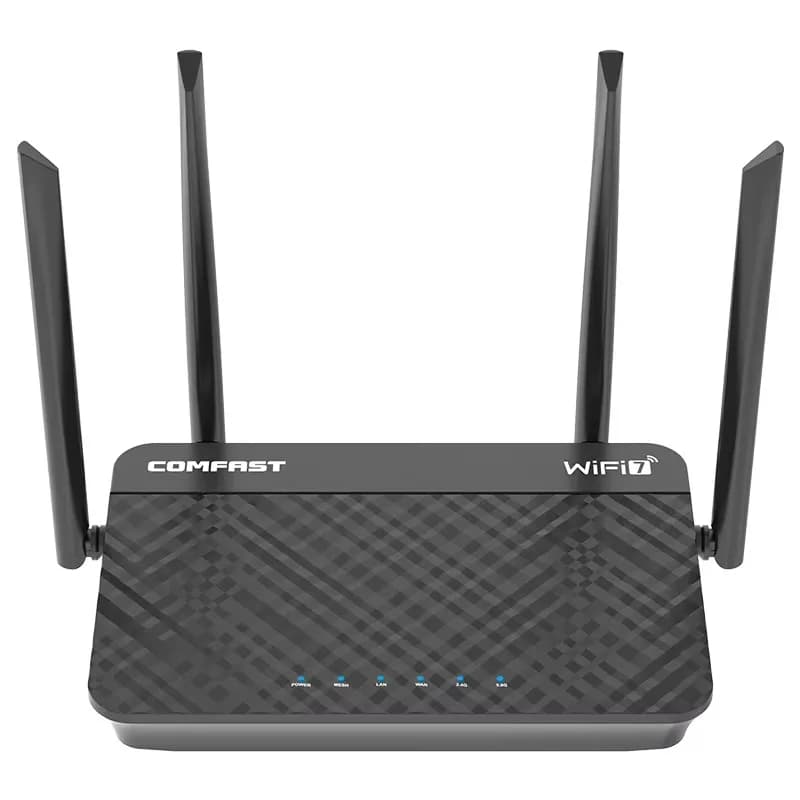 Hot Sale America Mesh WiFi 7 5G 3600Mbps Router With External High Gain Antennas Dual Band OpenWRT Wireless Routers