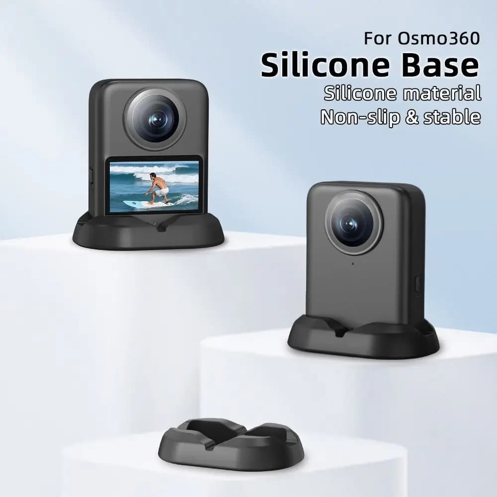 New Silicone Table Base Stable and Durable Non-slip support for action camera accessories DJI Osmo 360