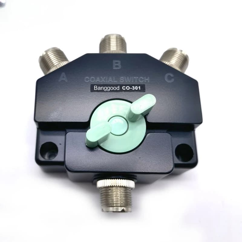 CX310 CO-301 Reetitor coaxial broadband antenna switch 1 circuit 3 antenna switcher Coaxial resistance Short wave adapter for CX-310