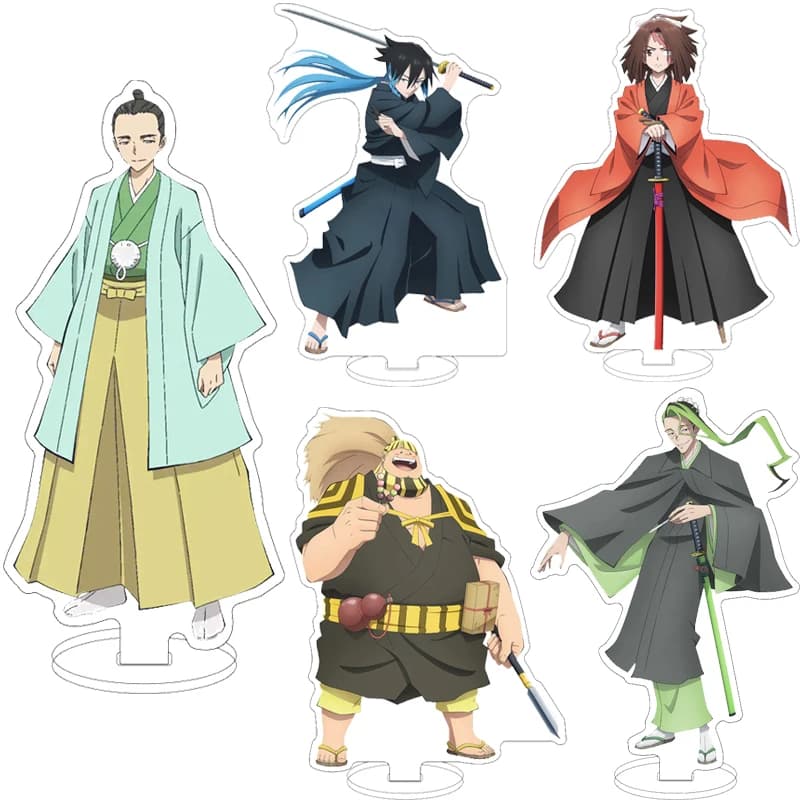 16CM Anime Figure Butchigire!‌ Ichibanboshi‌ Sakuya‌ Toudou Heisuke Shiro Trace Xuan‌ Cos Acrylic Stand Ornaments Gifts