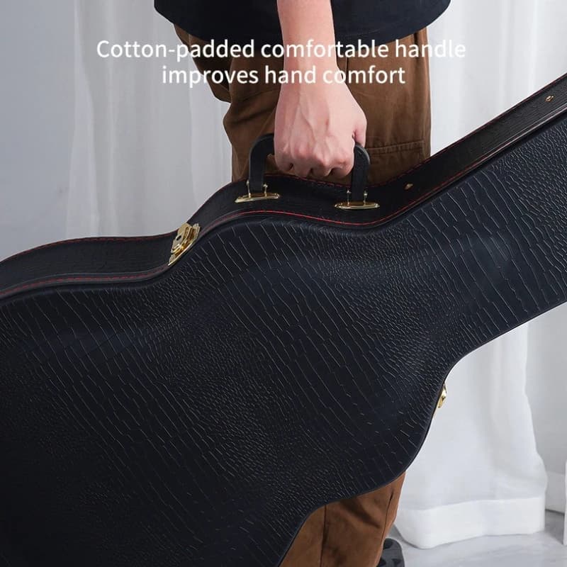 40-43 Inch Acoustic Guitar Case Thickened Waterproof Guitar Box Professional Handheld Storage Case Musical Instrument Backpack