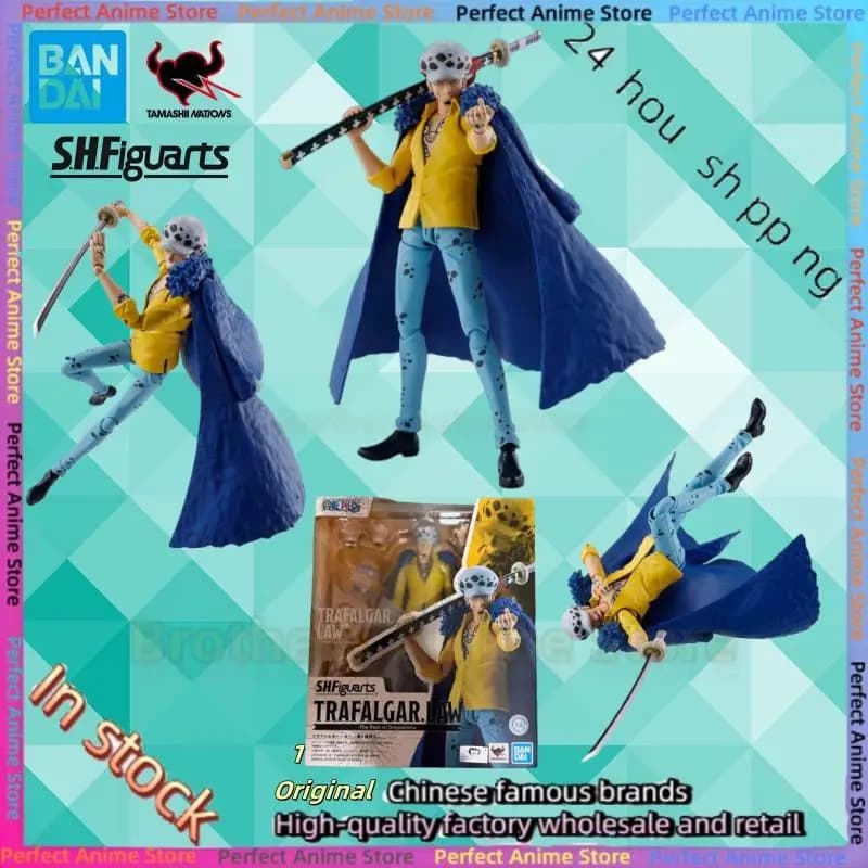 Disponibile Bandai SHF One Piece Trafalgar Law Death Surgeon Action Figure da Collezione Regalo
