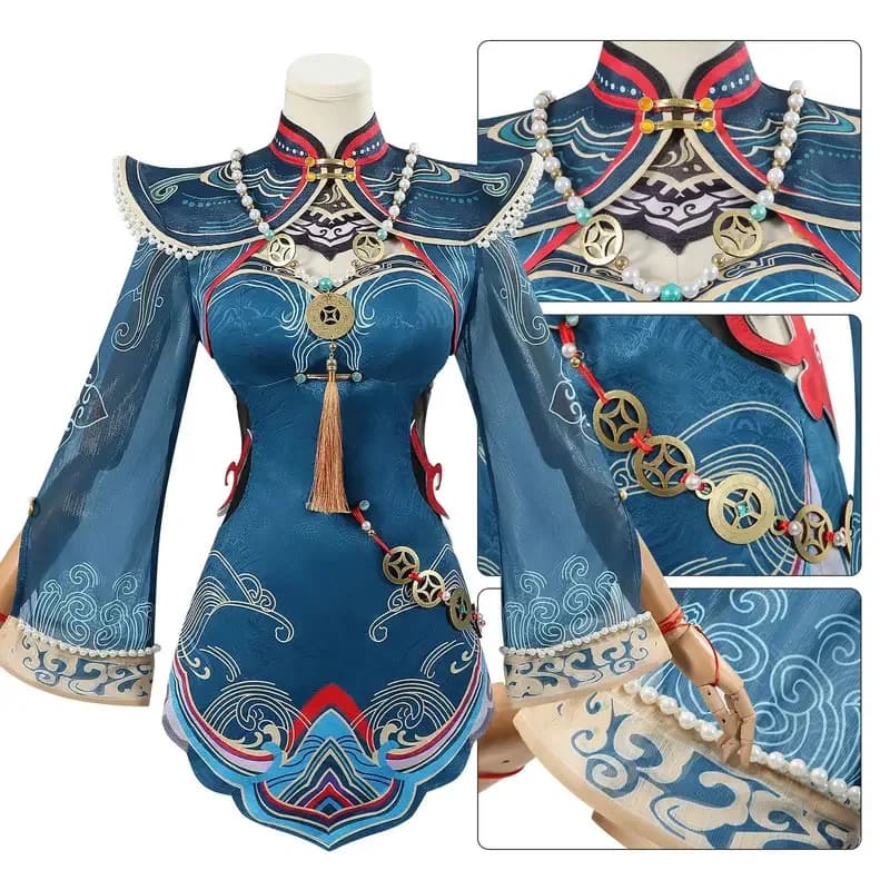 Naraka: Bladepoint Tessa Costume Cosplay Gioco Figure Abiti di Halloween Parrucca Uniforme Set completo per donne Ragazze6;d'3, h'7.b;