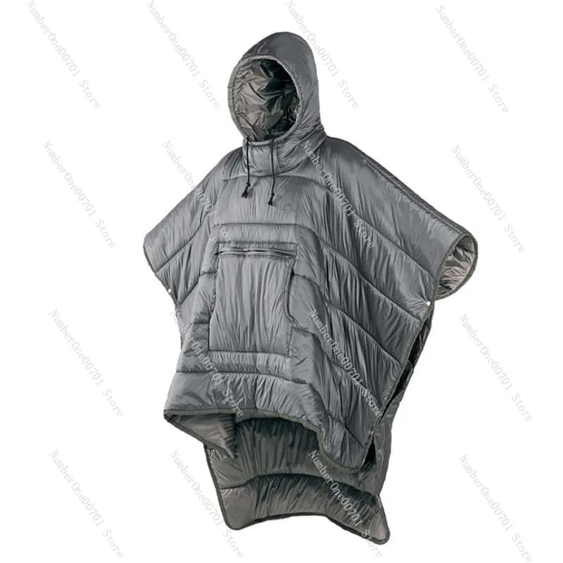 Lazy Cloak unisex sleeping bag, portable, easy to store, waterproof, for camping, warm, winter travel duvet, new poncho