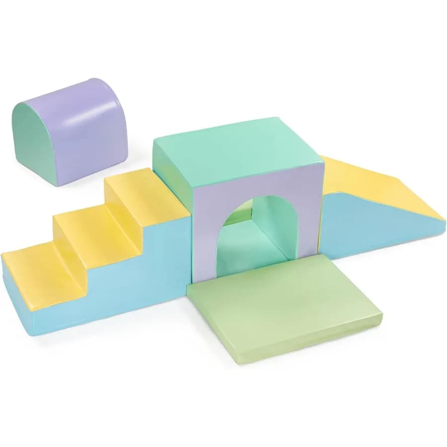 Giocattoli da arrampicata per bambini Set da gioco morbido per blocchi da arrampicata in schiuma Attrezzatura da palestra morbida e sicura, ideale per tutte le età