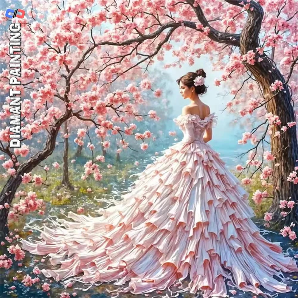 Nabi Diamond Painting Woman Portrait DIY Picture Of Acrylic Tree Diamond Embroidery Flower Mosaic Child Hobby