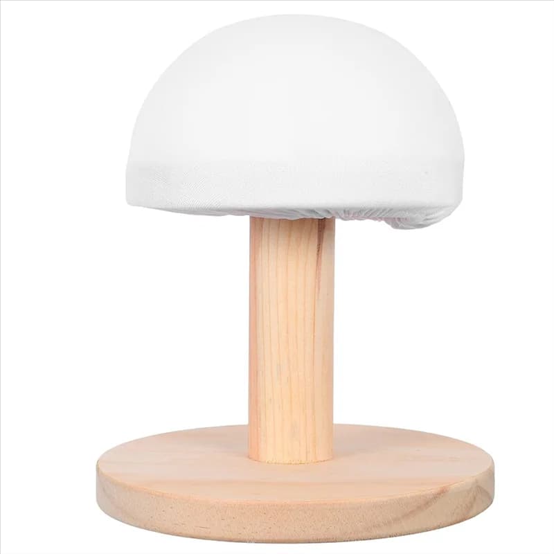 A95I-Mini Pad Cappello Imbottito Tavolo da stiro in legno Manica in ferro Bordo di cuscino Mini Tavolo curvo per piccoli aiuti per la casa da tavolo