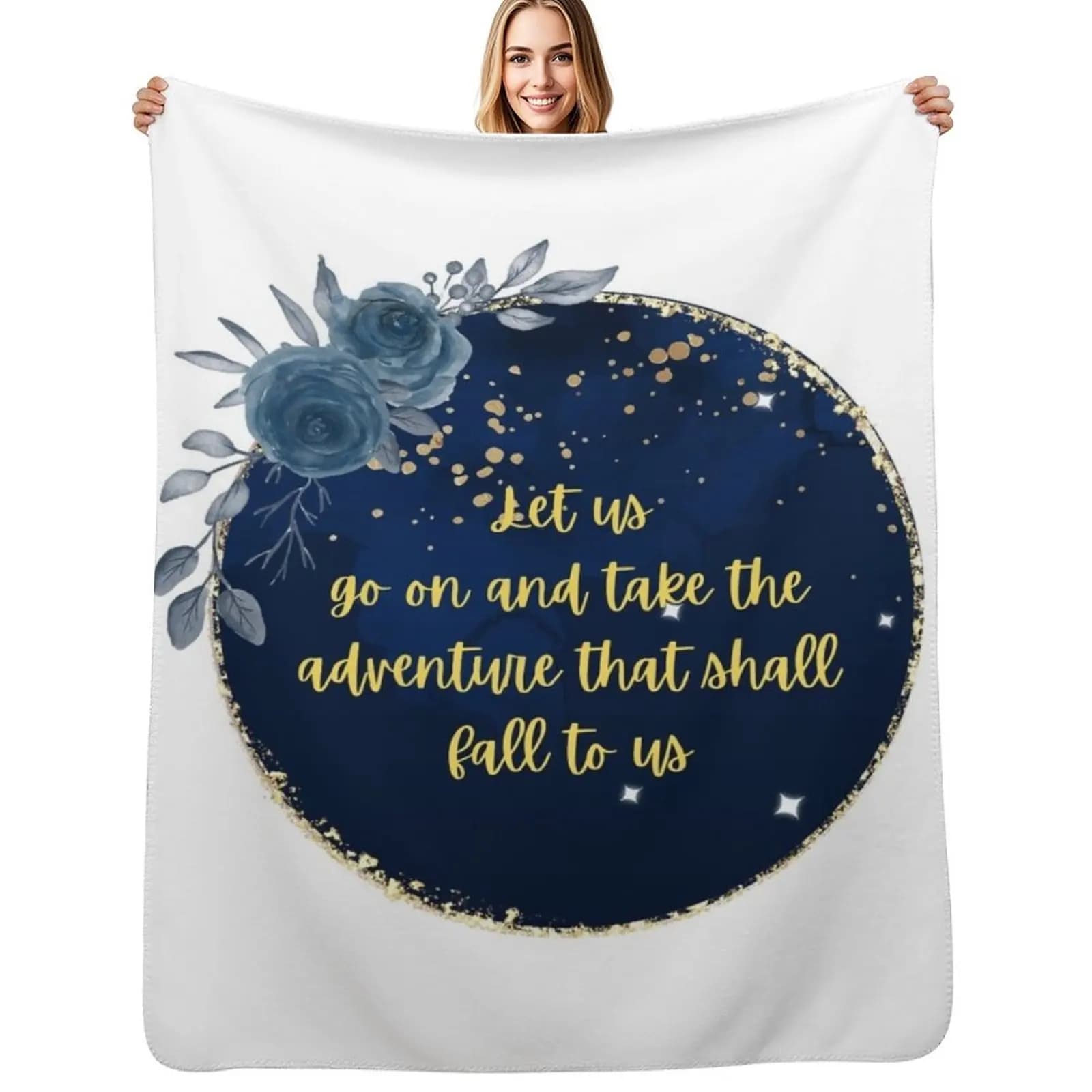 Let us go on and take the adventure that shall fall to us -Narnia Throw Blanket for babies Comforter Cute Sleeping Bag Blankets