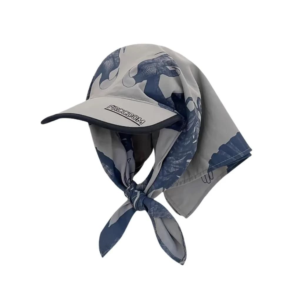 Creative Sunscreen Dragon Claw Baseball Cap Bow Hair Band Strappy Bandana Hat Fashion Vintage Satin Headscarf Hat outdoor