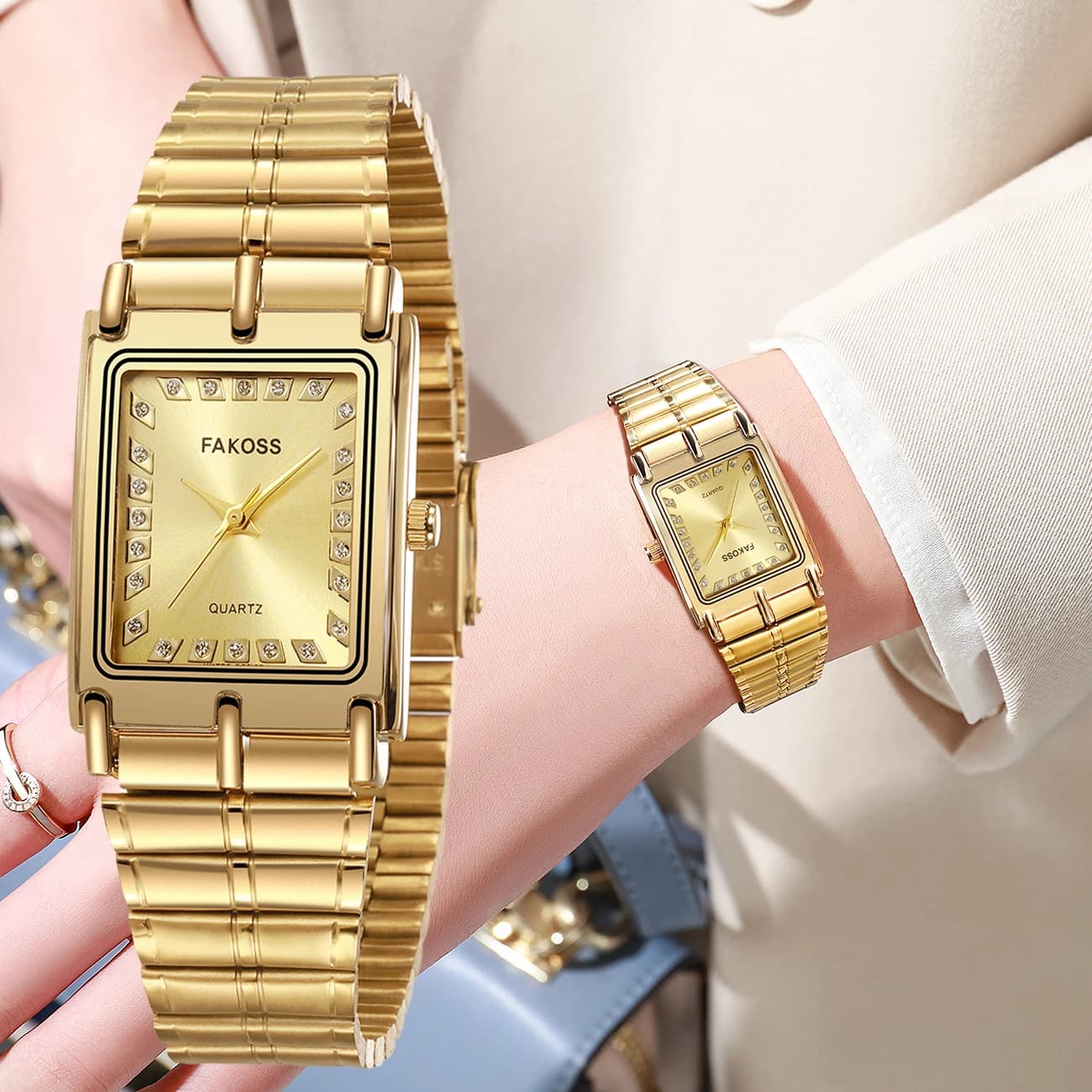 WWOOR Orologi da donna di lusso delle migliori marche Abito casual da donna Bracciale al quarzo Orologio da polso Orologio da donna impermeabile in acciaio inossidabile