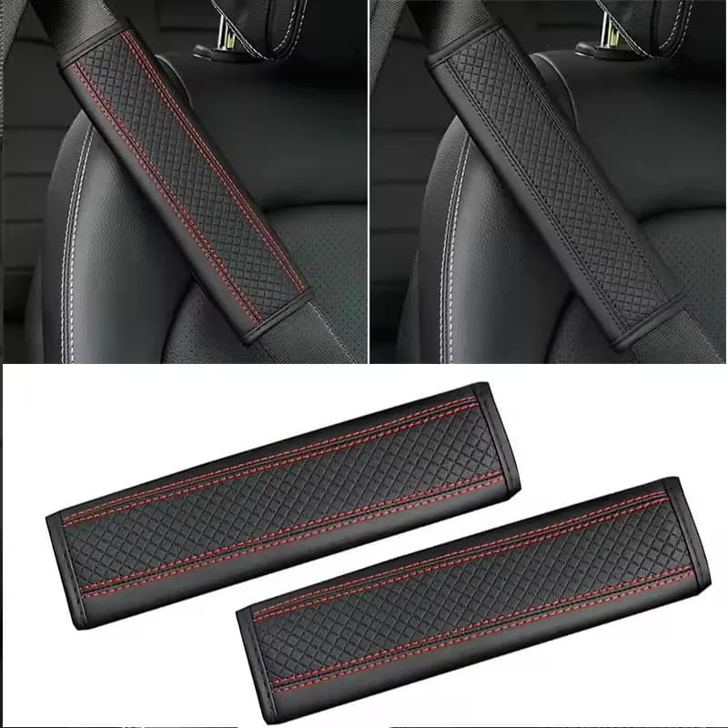 Covers PU Auto Safety Belt, Soft and Breathable Protection for Spalles, Safety Belt Padding, Car Interior Accessories