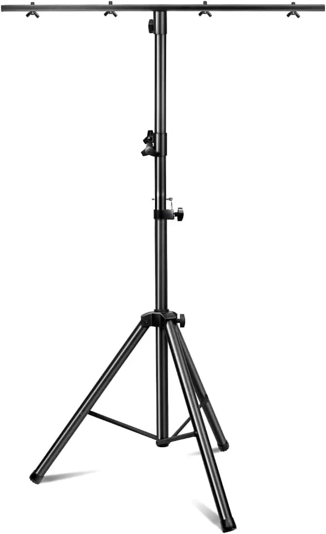Supporto per luce DJ regolabile per carichi pesanti, treppiede portatile per illuminazione scenica, altezza 41-95 pollici, adatto per feste ed eventi