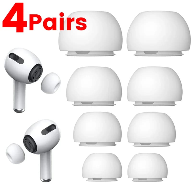 Auricolari in silicone morbido per Airpods Pro 1/2 Auricolari protettivi Copri foro di riduzione del rumore Cuscinetti auricolari per Apple Air Pods Pro