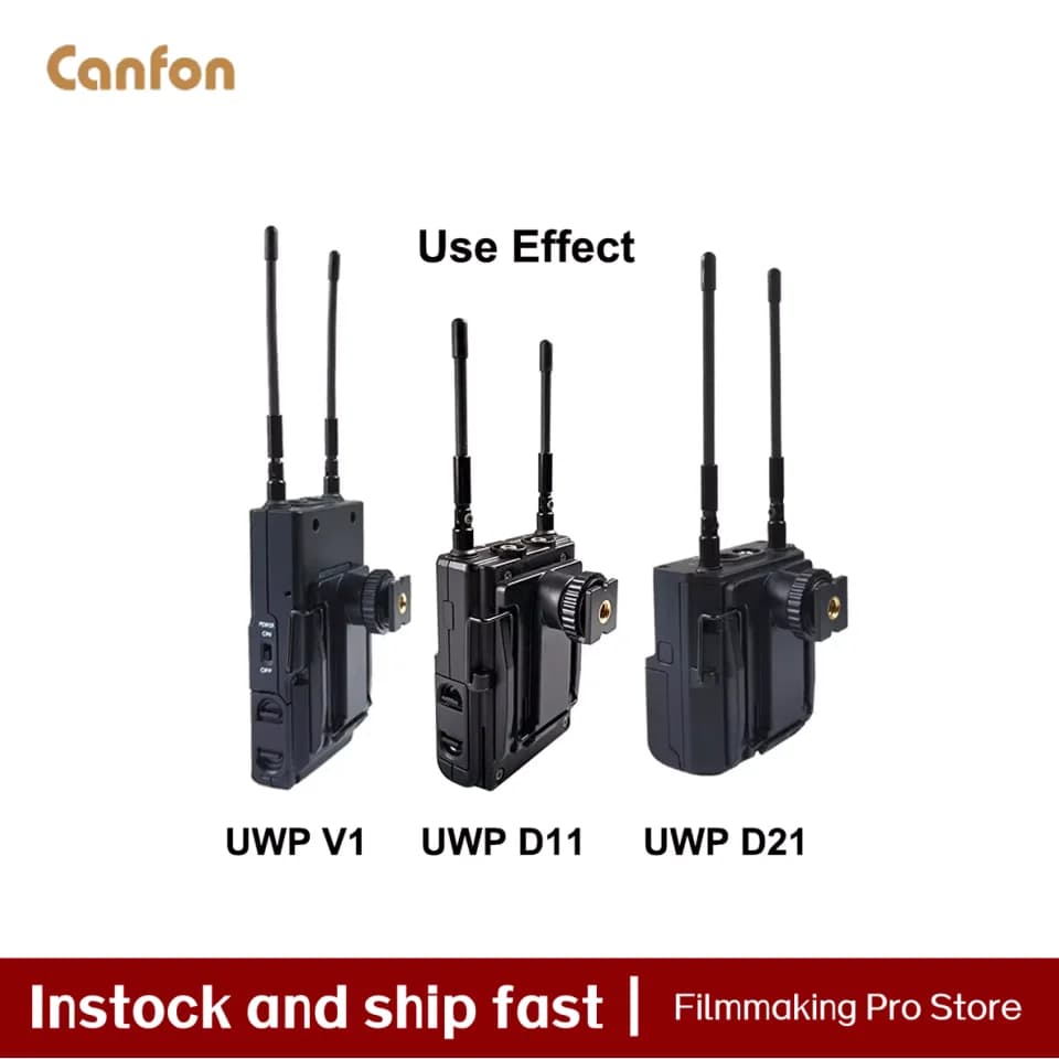 Canfon Holder Belt Clip and Hot Shoe Base Mount Adapter for SONY C1/V1/D11/D21 Saramonic RX fixe to Video Camera DSLR Camera