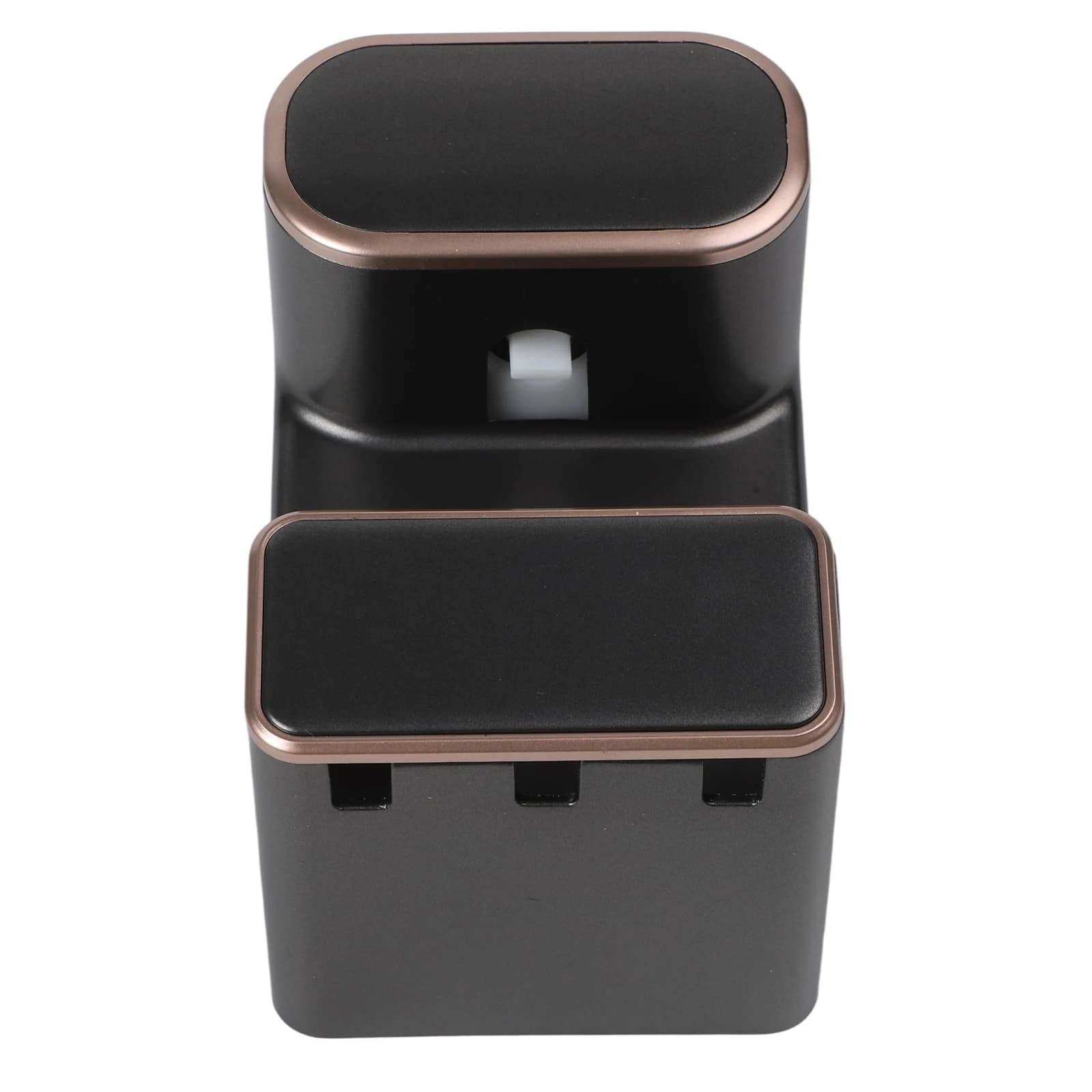 Convenient Toothpaste Dispenser with Sensory Activation Three Toothbrush Holders Perfect for Family Use Reduces Waste