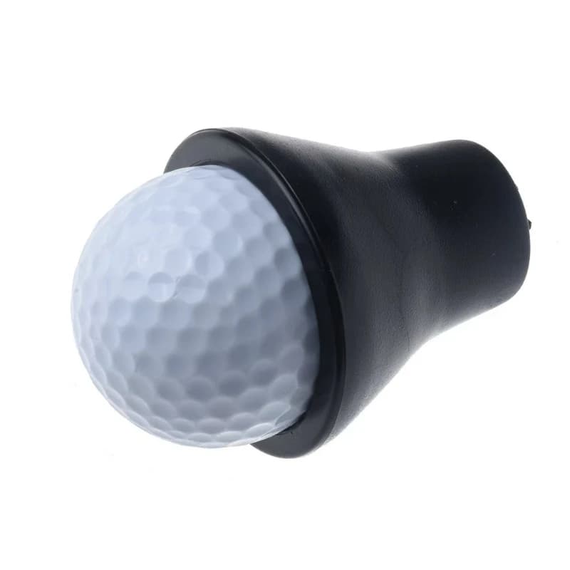 Golf Suction Cup Ball Picker No-Bend Rubber Pickup Tool for Putter Grips Durable Suction Cup Retrieval Compatible Shaft Ends