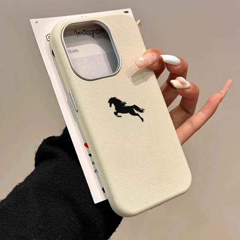 Per iPhone 17 Pro Max Air Custodia per cavallo Custodia per iPhone 16E 16 Plus 15 14 13 12 11 7 8 XS X XR Custodia antiurto per paraurti Candy