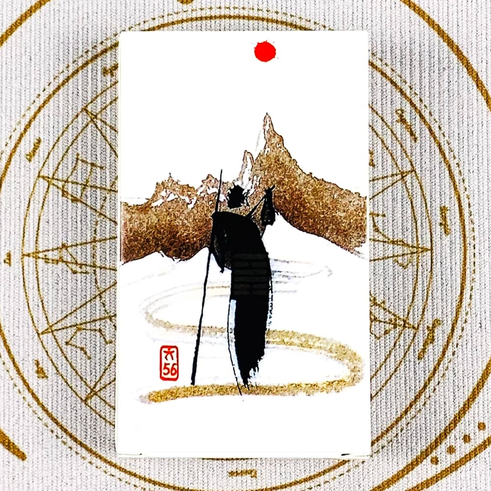 Carte dei tarocchi di vendita calda Carte dei tarocchi in stile cinese A 64 Oracle English Visions Divination Edition Mazzo Borad Giochi di gioco