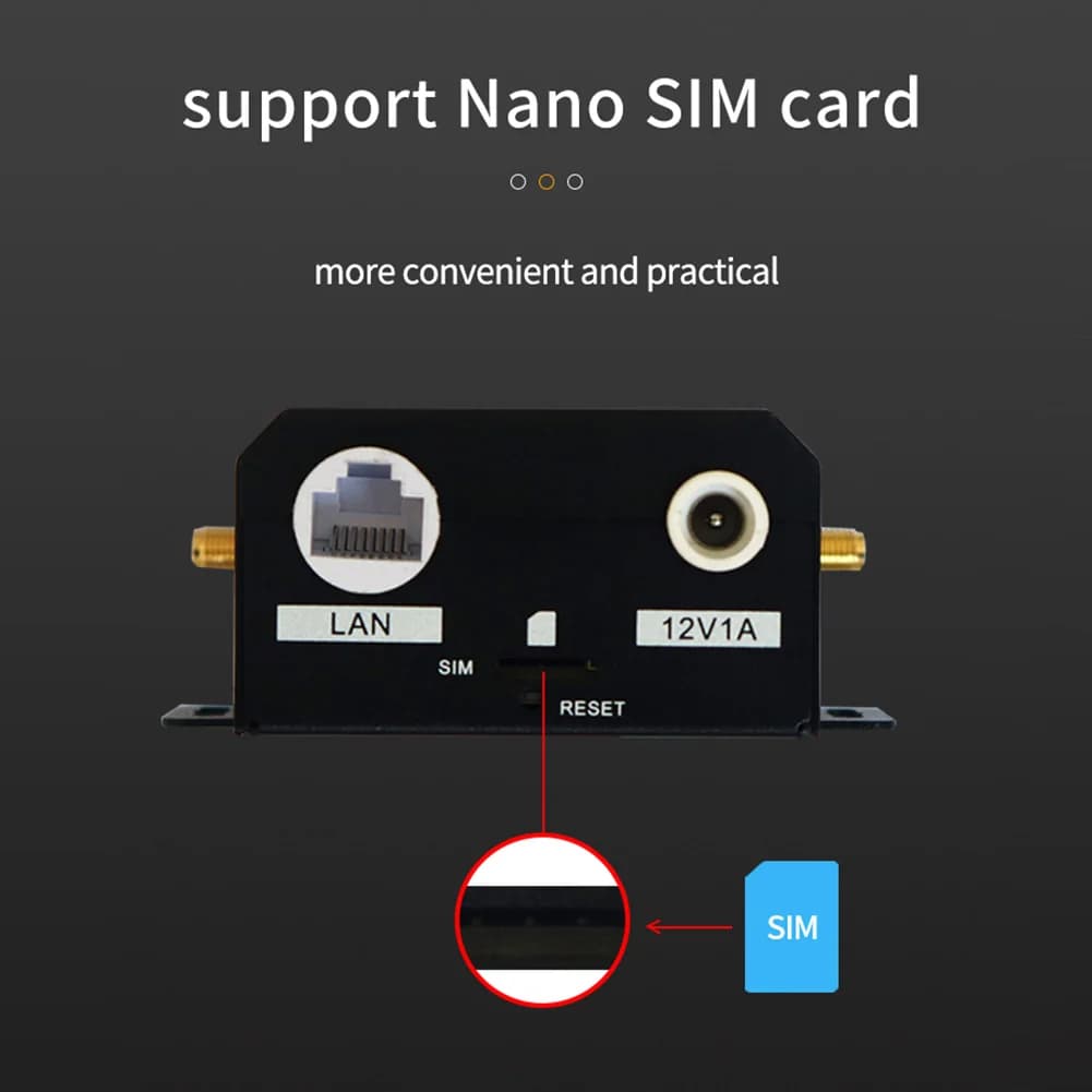 H927 WiFi Router Industrial Grade 4G LTE SIM Card Router 150Mbps with External Antenna Support 16 WiFi Users for Outdoor