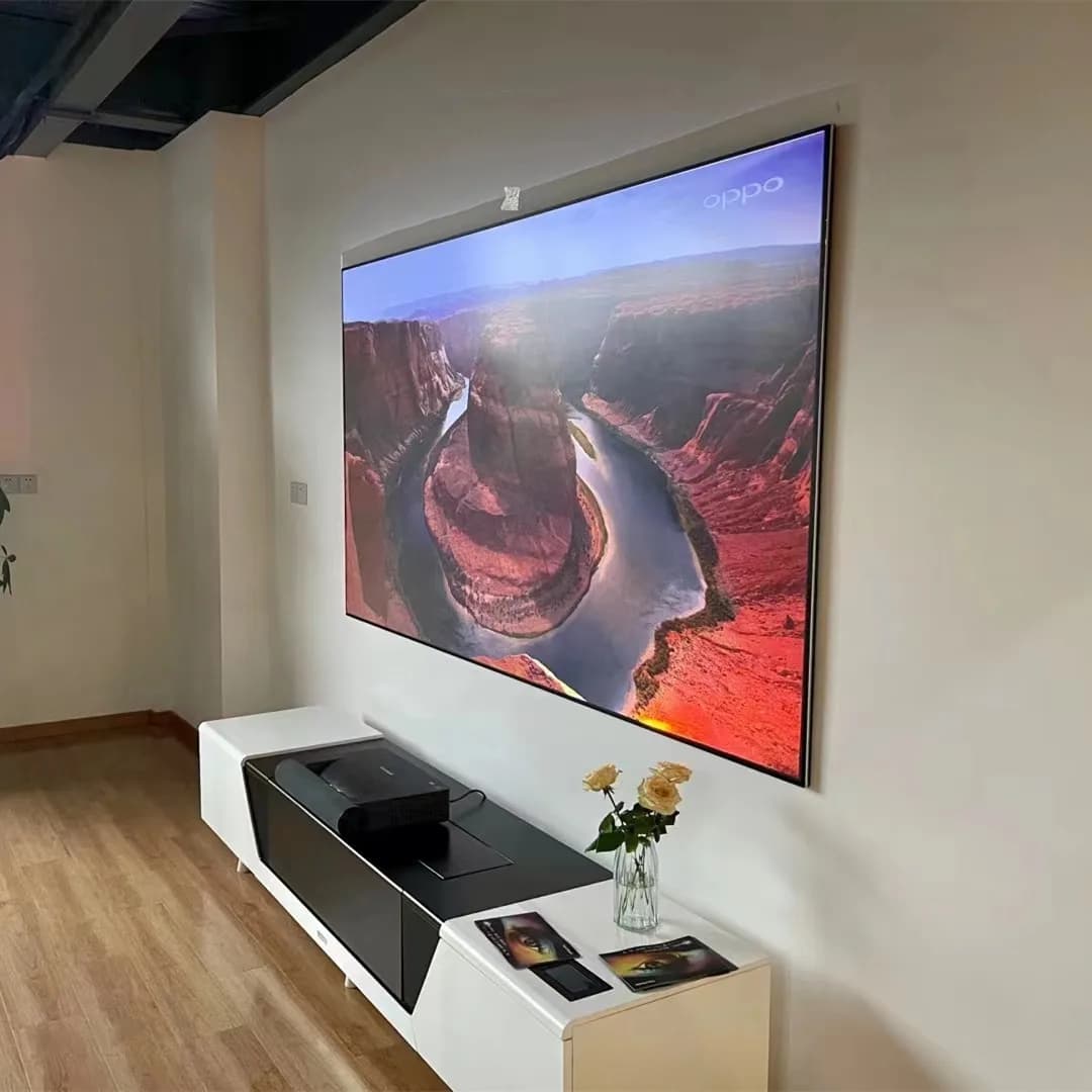 F7HSP 16:9HDTV Il nuovissimo schermo a cornice fissa ultra sottile ALR di terza generazione per proiettore UST