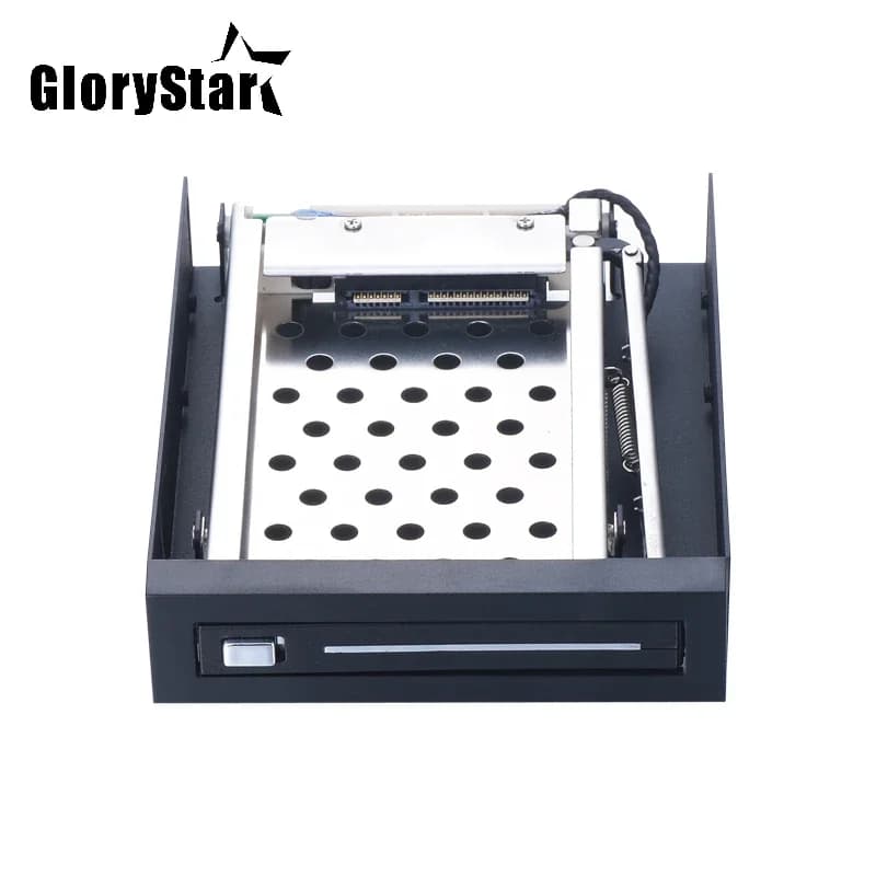 Hot Swap Single Bay 2.5 "SATA III 3.0 Disco rigido Vassoio HDD e SSD Contenitore per disco rigido interno per rack mobile Docking station