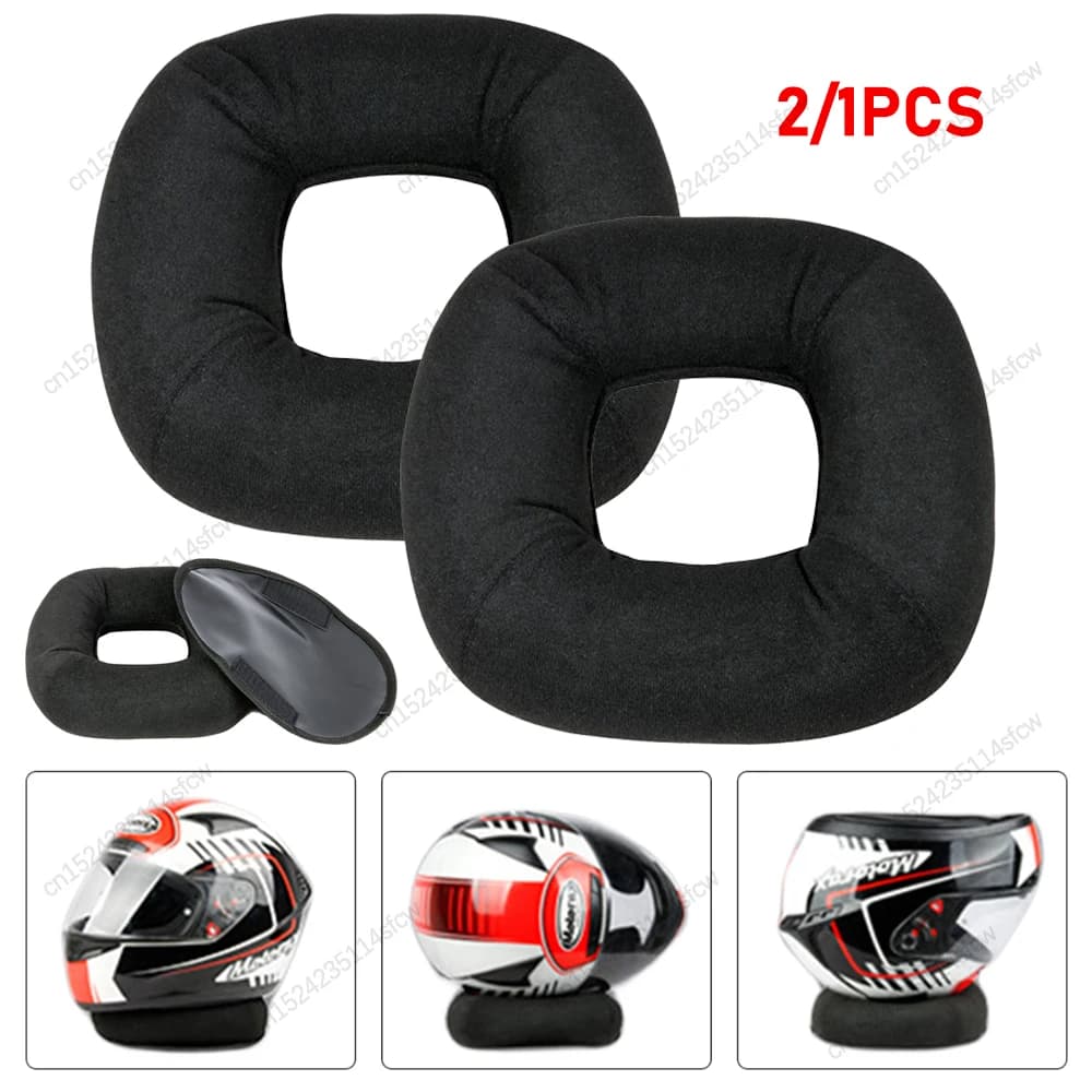 2/1 pz porta casco moto protezione antiscivolo supporto per casco con custodia staccabile per moto Dirtbike ATV caschi