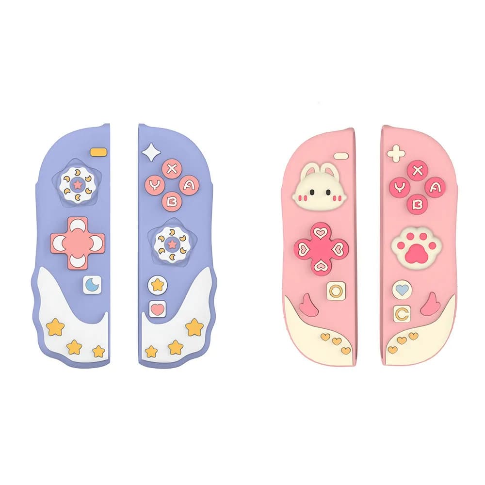 Confezione di accessori per giochi per Switch2 Custodia protettiva completa per NS Switch 2 Custodia con supporto per impugnatura carina
