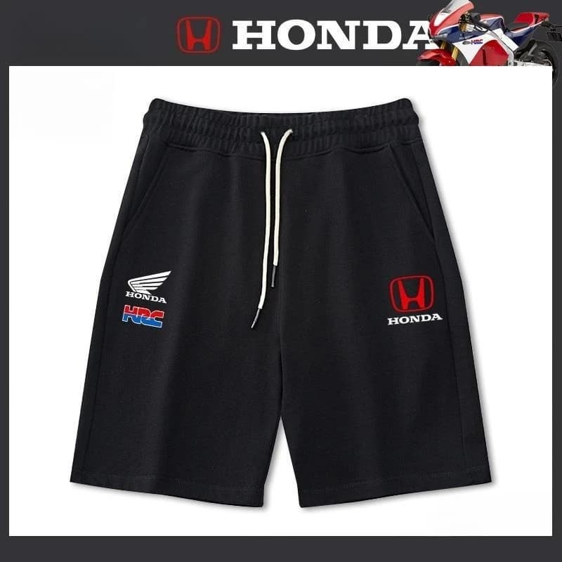 Men's and women's shorts Honda Motorcycle enthusiasts Five-point shorts HRC Summer New cycling casual sports pants Sports pants