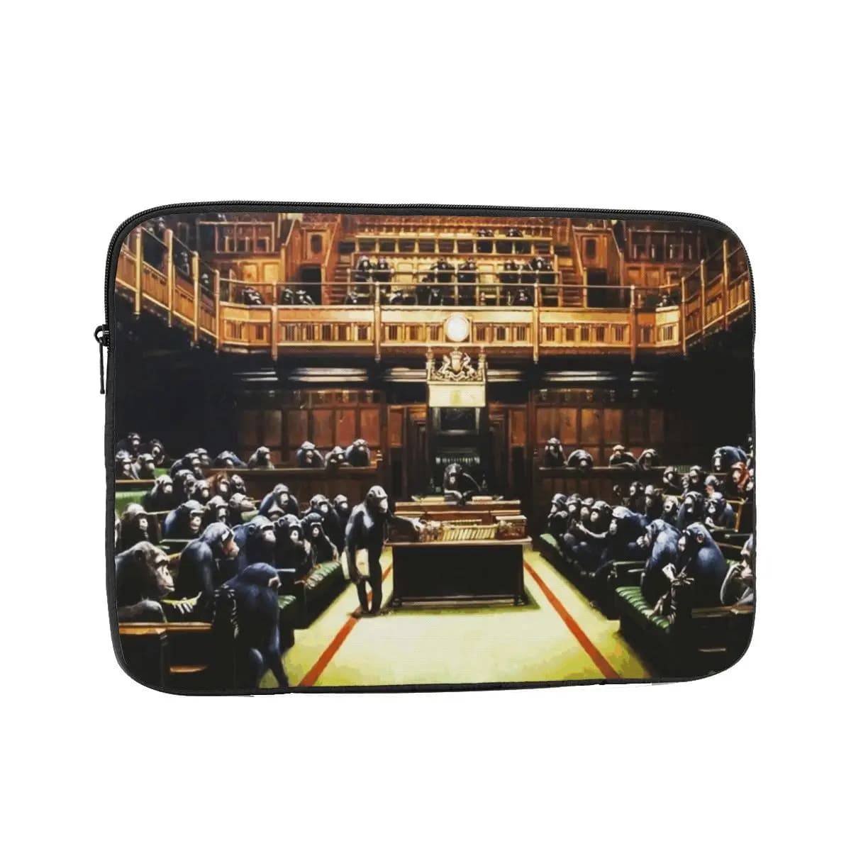 Custodia per laptop 12 13 15 17 pollici Custodia per notebook Banksy Monkey Parliament Cuscino di tiro Fymnlyfej0o Custodia antiurto per tablet