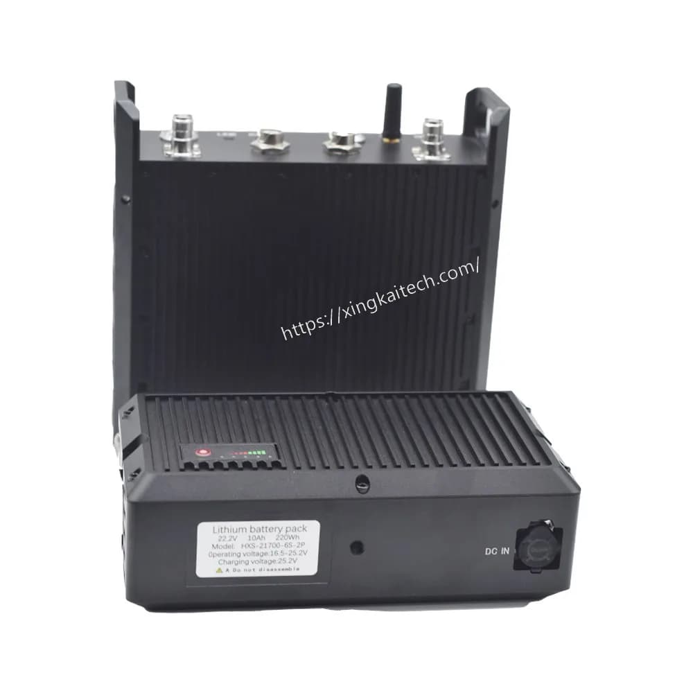 Backpack MIMO Mesh Radio Communication System 2x20W SDR Broadband Wireless Network WiFi Repeater COFDM FHSS Video Data