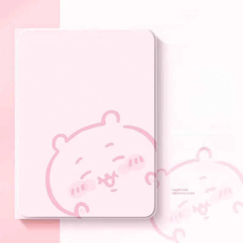 Line Drawing Chiikawa Cute Tablet Case for Apple IPad Pro 11 Inch New IPad Air 8 Mini 6 Mini 7 Protective Cover for Girls Lovley