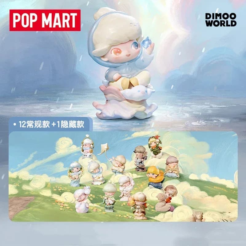 POP MART DIMOO Memories We Hold Series Trendy Mystery Box Anime Action Figure Blind Random Box Giocattoli Modellini Ornamenti Bambole