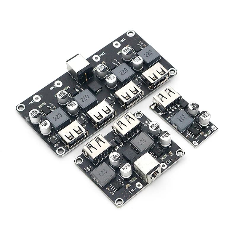 USB QC3.0 QC2.0 USB DC-DC Buck Converter Charging Step Down Module 6-32V 9V 12V 24V Quick Charger Circuit 5V