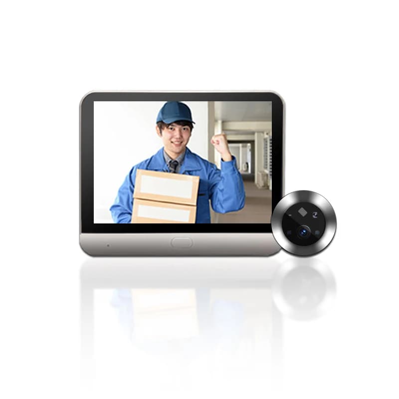4.3 pollici Tuya APP WiFi Campanello Visual Door Spioncino Videocitofono Telecamera PIR Citofono senza fili di sicurezza domestica per IOS Android