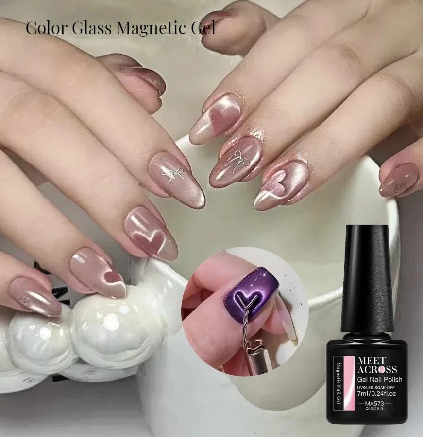 Smalto gel Love Cat Eye per unghie in gel magnetico popolare primaverile con strumenti magnetici per creare forme di cuore sulle unghie, forniture per unghie