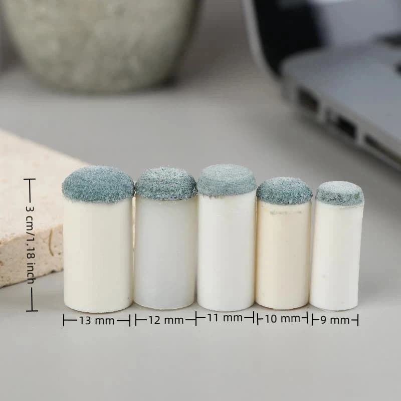 TL10Pcs Nuovo Set di 10 Protezioni in Plastica per Punta Stecca da Biliardo 9/10/11/12/13mm, Accessori di Ricambio per Biliardo e Snooker