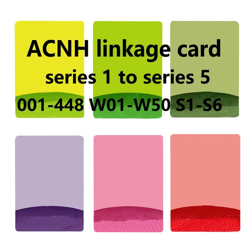 ACNH linkage card series 1 to series 5 Sanrio S1 to S6 card NTAG215 NFC Printing animal Card Work for NS switch