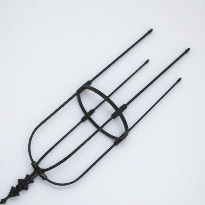 Elegante traliccio da giardino a colonna romana a forma di loto da 8 mm, supporto per piante in vaso, traliccio in metallo per rose, pomodori e piante rampicanti.