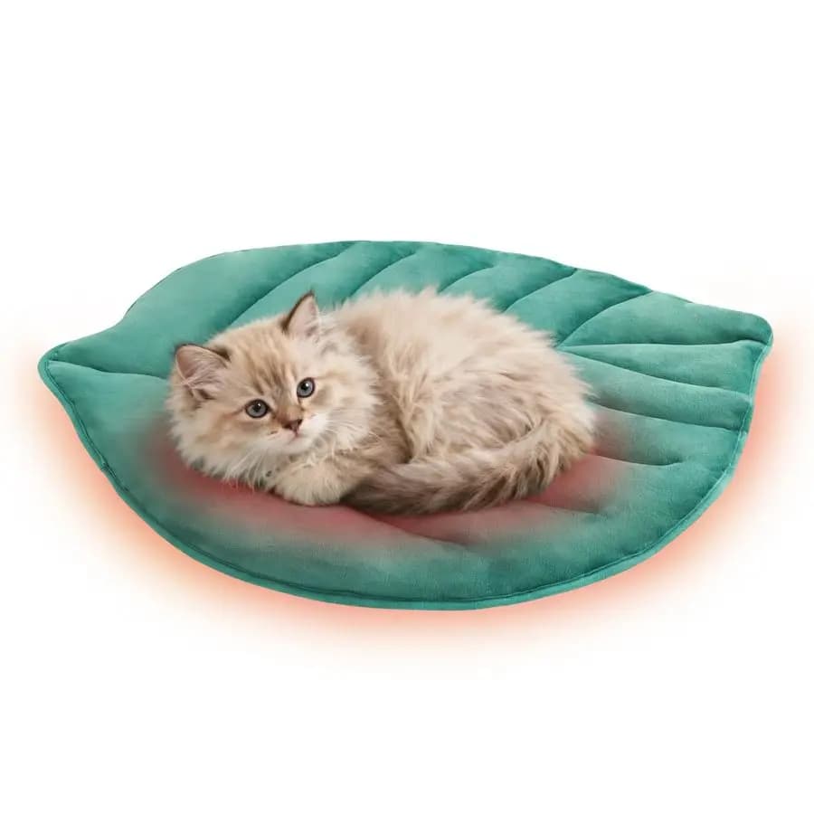 Tappetino per gatti autoriscaldante per cani da interno, coperta riscaldata reversibile accogliente per animali domestici con foglio termico, perca per finestra per gatti addensata
